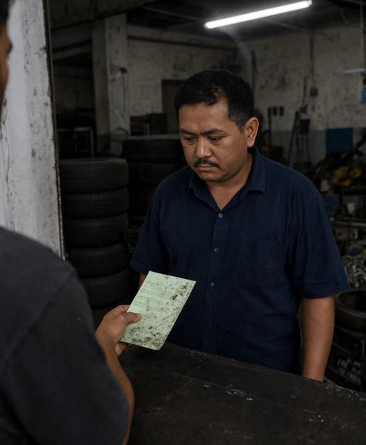 Bill tulis tangan kena tolak untuk claim fleet